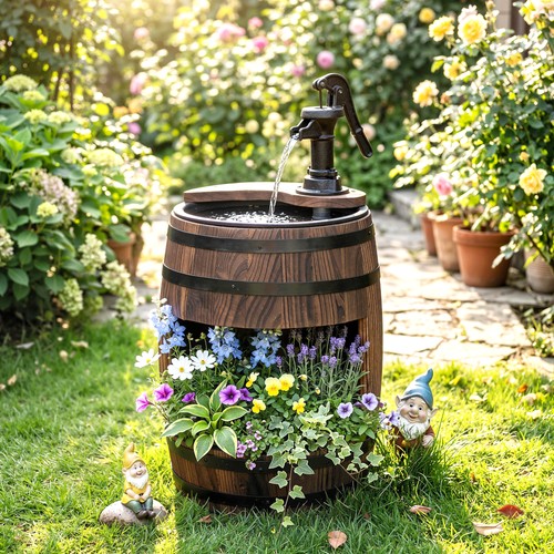 Tiers outdoor wooden water - wooden,