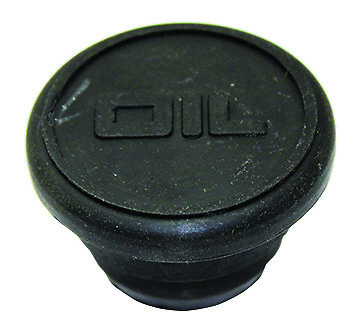 Black rubber valve - black, oil
