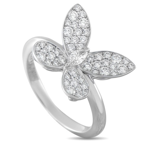Graff 18k white gold - white, 0.55ct