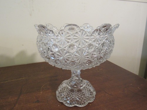 Vintage cut pressed glass - vintage,