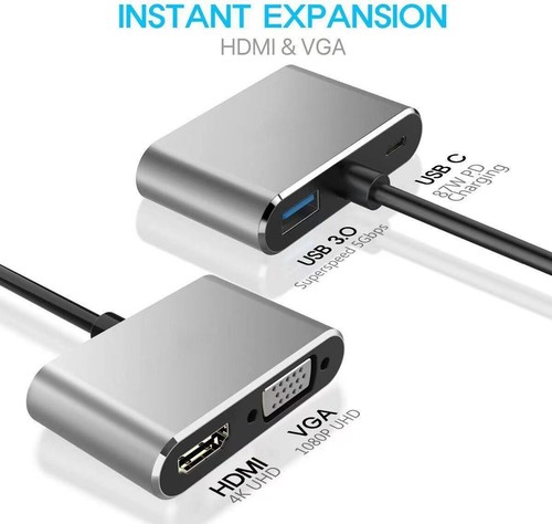 Usb hdmi 2 0 vga - usb-c, pd