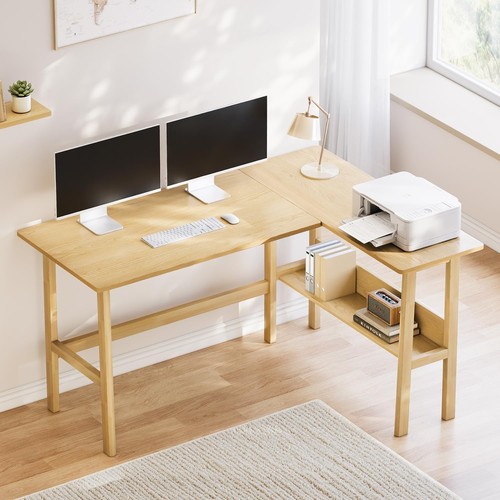 Reversible shaped desk - reversible, l