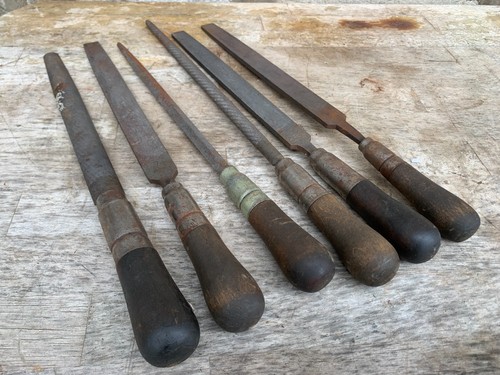 Antique hand files filers - ,