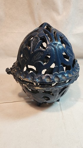 Vintage antique cast iron ball - vintage,