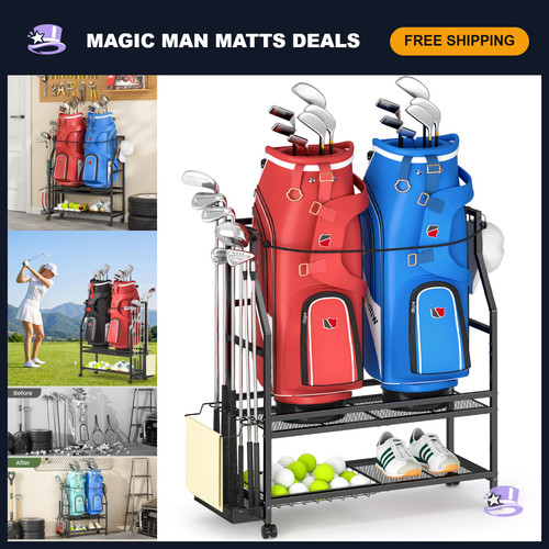 Golf bag stand with - golf,