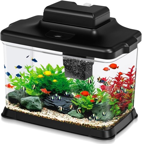 Aquarium fish tank starter kit - tank,