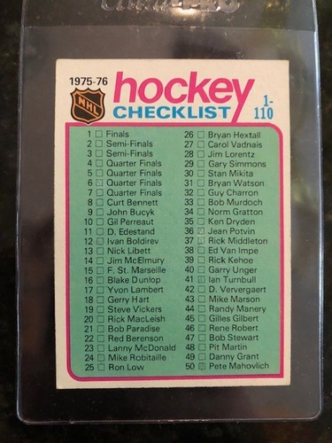 1975 topps nhl - topps, hockey