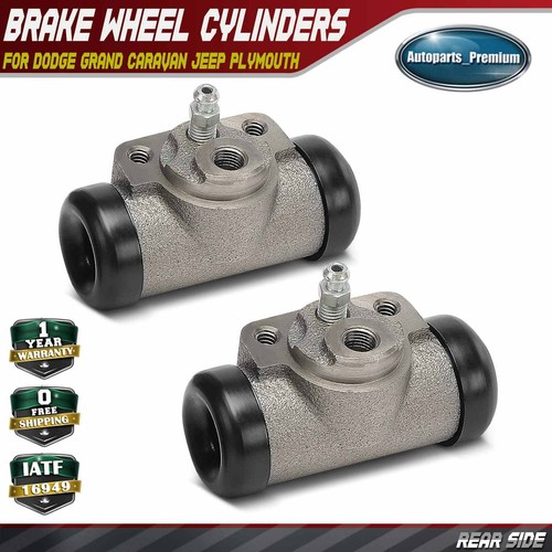 Rear drum brake - 2x,
