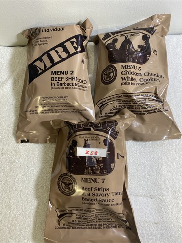 Lot mre s military - 3,