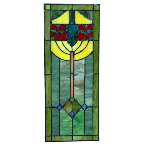 Stained glass window pane - glass,