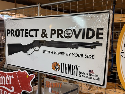Henry rifle sign - rifle,