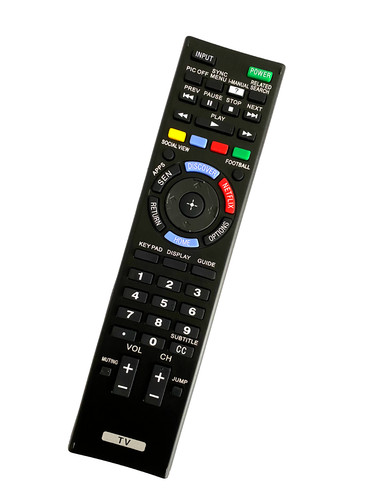 Sony replaced remote - tv, for