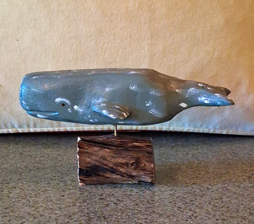 Gray whale sculpture - whale,