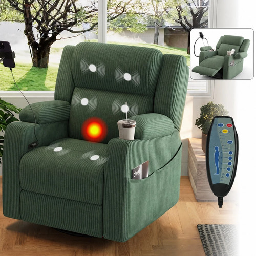Swivel rocker recliner chair - swivel,