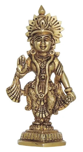 Brass radha statue - brass,