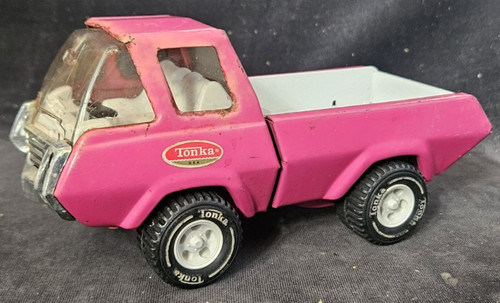 1970s tonka pink pressed steel - tonka,