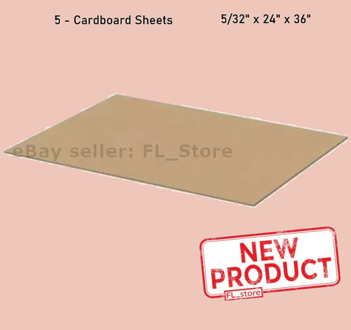 Pack corrugated cardboard - 5,