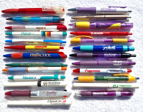 Pharma promo pens - promo, lot