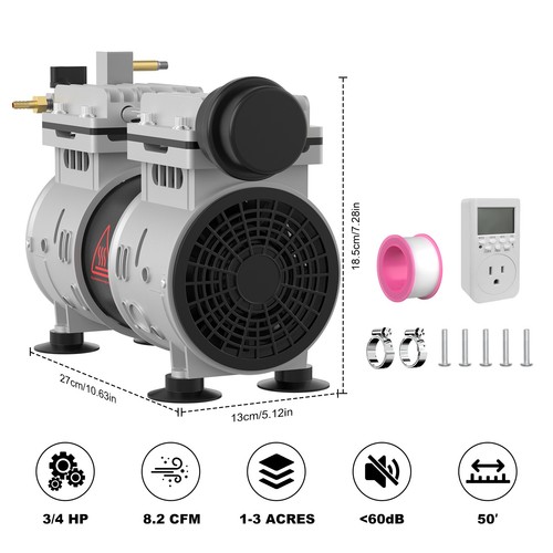 Azzuno 550w 2cfm pond - 550w,