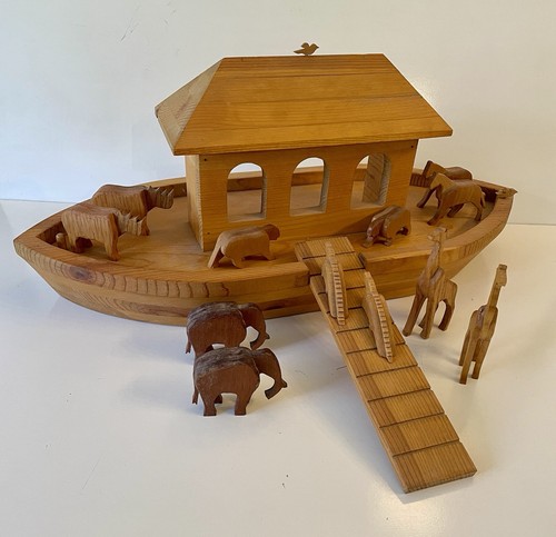 Handmade wooden noah - noah’s, ark