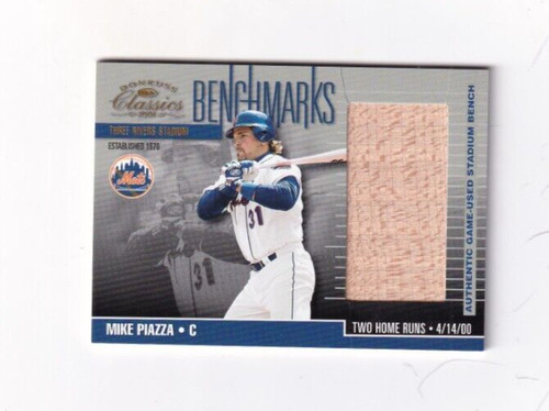 2001 mike piazza mets - mets, donruss