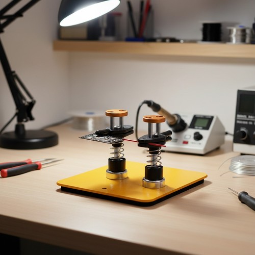Magnetic helping hands clamp - hands,