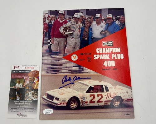 Bobby allison signed vintage - signed,