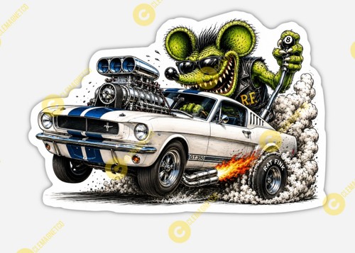 Classic mustang rat fink - mustang,