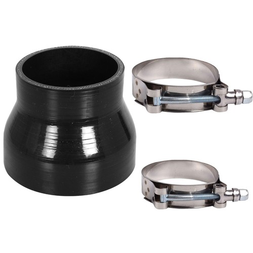 Inch black silicone - 4",