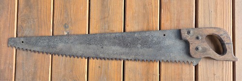 Vintage crosscut timber - crosscut,