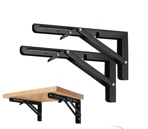 Folding shelf brackets - folding,