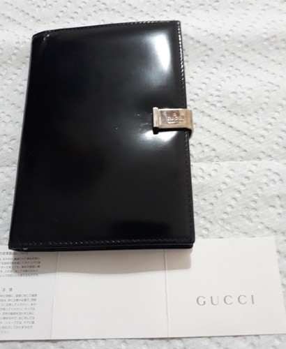 Gucci vintage leather agenda - gucci,
