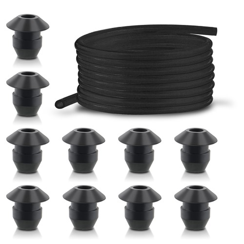 Black fuel line - line, bushing