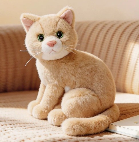 Sitting kitten cat plush toy - sitting,