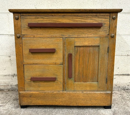 Antique tiger oak washstand - antique,