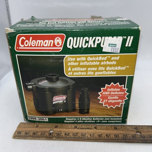 Coleman quickpump inflates - coleman, ii