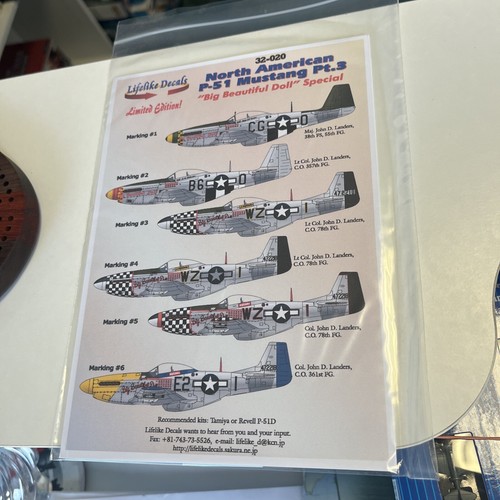 Lifelike decals 32020 - 1/32,