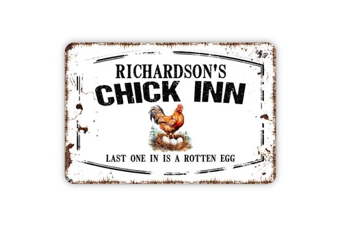 Personalized chick inn sign - inn,