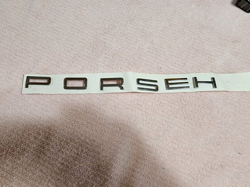 Porsche emblem chrome - porsche, insignia