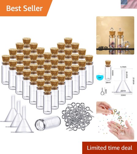 Mini glass bottles - 50,