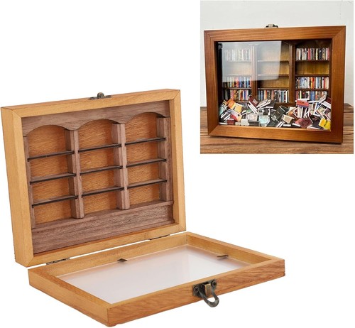 Miniature book boxes display - book,