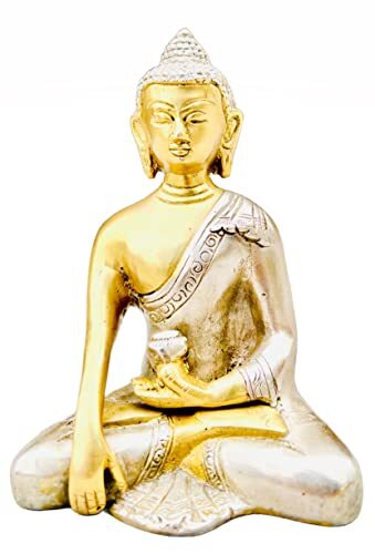 Buddha brass statue - qt,
