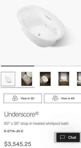 New box kohler - new, underscore