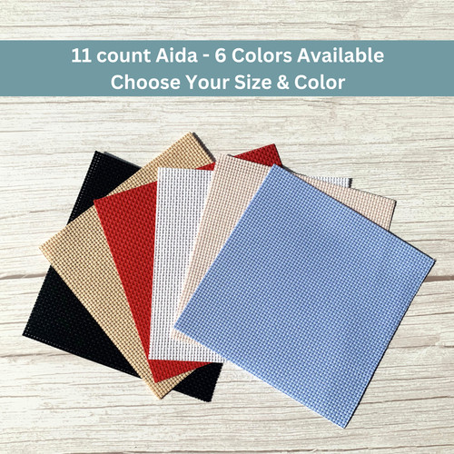Count aida cloth for cross - 11,