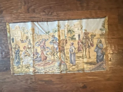 Vintage woven tapestry middle - vintage,