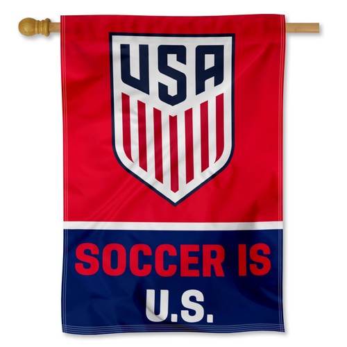 Soccer banner flag - soccer, u.s.