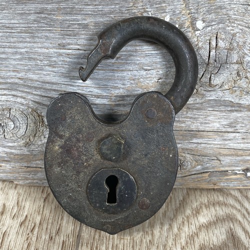Antique padlock without key - antique,