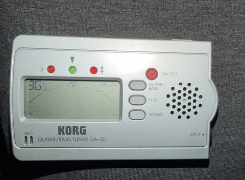 Korg guitar bass tuner 30 - korg, guitar/bass