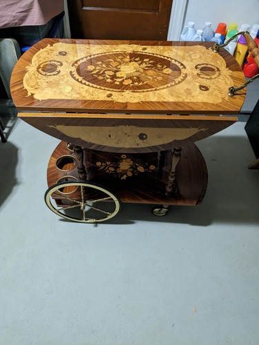 Vintage italian inlaid wood - italian,