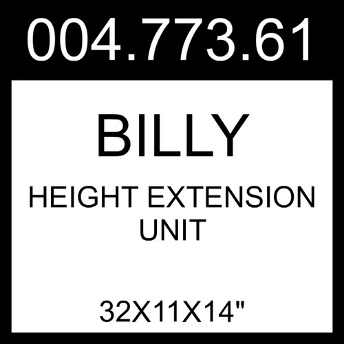 Ikea billy height extension - ikea,